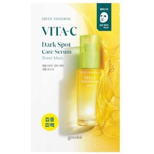 [Promotie] Goodal - Green Tangerine Vita-C Dark Spot Care Serum Sheet Mask - 30ml*1stuk