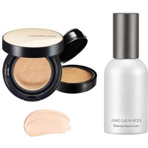 JUNGSAEMMOOL - Essential Skin Nuder Cushion SPF50+ PA+++ (With Refill) - 14g+14g - 17 Fair-Pink (1ea) + Essential Mool Cream -
