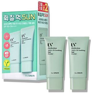 The Saem - UV Perfection Waterfit Soothing Sun Essence SPF50+ PA++++ Twin Set - 50ml *2ea