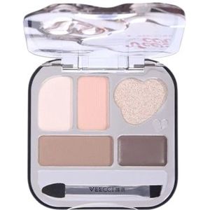 VEECCI - Shiny Vibrant Aegyo-Sal & Eyeshadow Palette - 4g - M01 Brown
