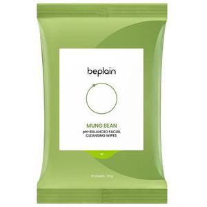 beplain - Greenful pH-Balanced Facial Cleansing Wipes - 110g*20bladen
