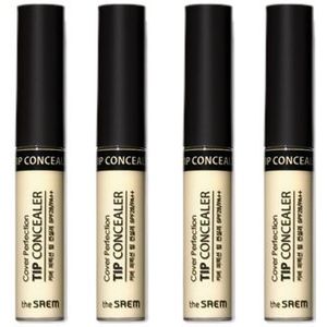 The Saem - Cover Perfection Tip Concealer - 6.5g - Green Beige (4ea) Set