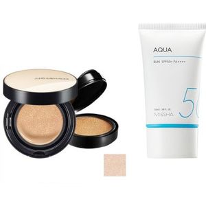 MISSHA - All-Around Safe Block Aqua Sun SPF50+ PA++++ (New version of All-Around Safe Block Aqua Sun Gel ) - 50ml X Jung Saem...