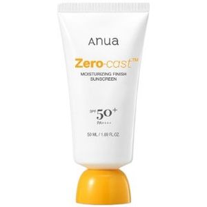 ANUA - Zero-Cast Moisturizing Finish Sunscreen - 50ml