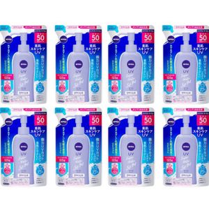 NIVEA Japan - UV Super Water Gel SPF50 PA+++ Refill - 125g (8ea) Set