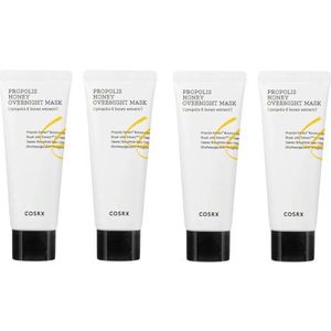 COSRX Full Fit Propolis Honey Overnight Mask - 60ml (4ea) Set