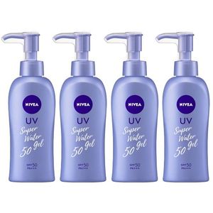 NIVEA Japan UV Super Water Gel SPF50 PA+++ - 140g (4ea) Set