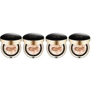 Age 20's - Signature Essence Cover Pact Intense Cover (with Refill) - 14g - No.23 Medium Beige (4ea) Set