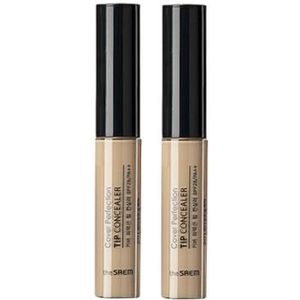 The Saem - Cover Perfection Tip Concealer - Contour Beige (2ea) Set