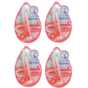 Rohto Mentholatum - Water Lip Colour Balm SPF 20 PA++ - 1pc - Peach Gold (4ea) Set