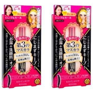 [Promotie] ISEHAN Kiss Me Heroine Make Long & Curl Mascara Advanced Film - 01 Black(2ea) Set