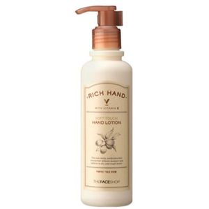 THE FACE SHOP - Rich Hand V Soft Touch Hand Lotion - 200ml