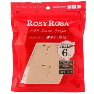 Chantilly - Rosy Rosa Value Sponge Diamond Type M - 6stukken