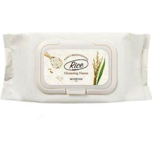 [Deal] SKINFOOD - Rice Daily Brightening Cleansing Tissue - 80stukken