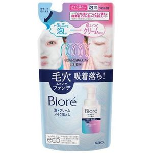Kao - Biore Foam Cream Makeup Remover Refill - 170ml