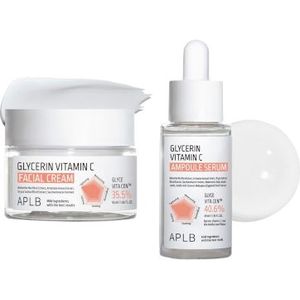 APLB - Glycerin Vitamin C Ampoule Serum - 40ml & Facial Cream - 55ml Set