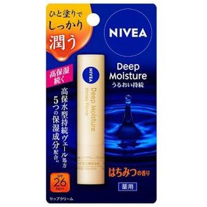 NIVEA Japan - Deep Moisture Lip Honey Scent - 2.2g
