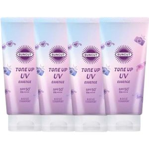 Kose - SunCut - TONE UP UV Essence SPF50+ PA++++ - 80g (4ea) Set