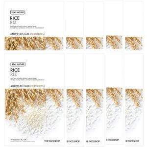 THE FACE SHOP - Real Nature Face Mask - Rice - 1pc (10ea) Set