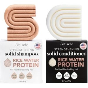 KITSCH - Rice Water Shampoo & Conditioner Combo for Hair Growth - 91g+77g