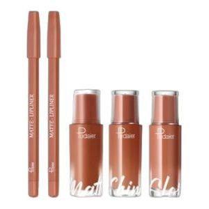 Pudaier - Lippie Says Kiss Kit - 2gx2+6.5gx3 - #05 Notoo Late