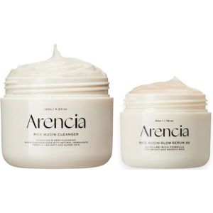 Arencia - Fresh Rice Mucin Mochi Cleanser & Serums (3ea) Set