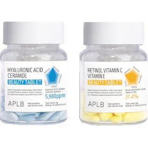 APLB - Retinol Vitamin C Vitamin E & Hyaluronic Acid Ceramide Beauty Tablet - (30ea*2pcs) Set