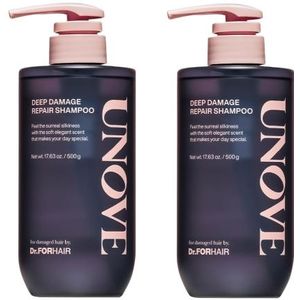 Dr. FORHAIR - UNOVE Deep Damage Repair Shampoo - 500g (2ea) Set