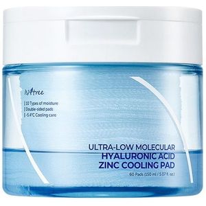 Isntree - Ultra-Low Molecular Hyaluronic Acid Zinc Cooling Pad - 60ea