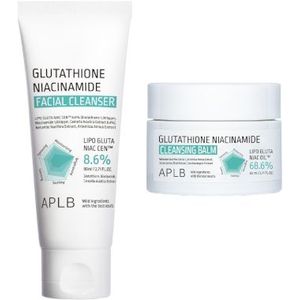 APLB - Glutathione Niacinamide Facial Cleanser - 80ml & Cleansing Balm - 80ml Set