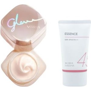 MISSHA - All Around Safe Block Essence Sun SPF45 PA+++ - 50ml X MISSHA - Glow Skin Balm - 50ml
