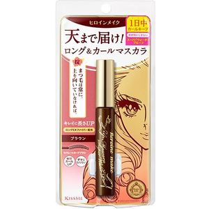 [Promotie] ISEHAN - Kiss Me Heroine Make Long & Curl Super Waterproof Mascara (New Version) - 6g - 02 Brown
