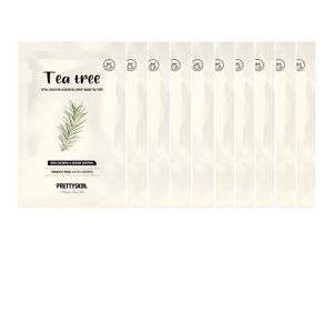 PRETTYSKIN - Total Solution Essential Sheet Mask - Tea Tree (10ea) Set
