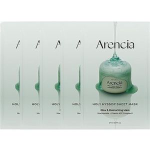 Arencia - Holy Hyssop Sheet Mask - 5stukken