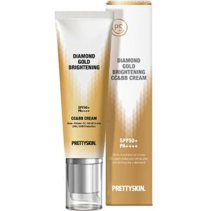 PRETTYSKIN - Diamond Gold Brightening CC & BB Cream - 50g