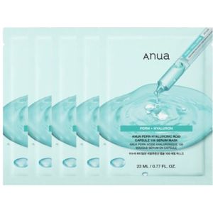 ANUA - PDRN Hyaluronic Acid Capsule 100 Serum Mask - 5stukken