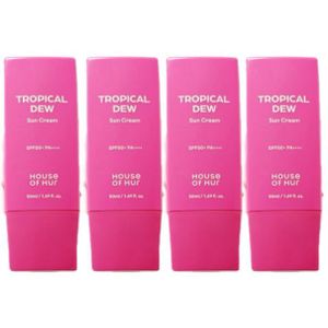 HOUSE OF HUR - Tropical Dew Sun Cream SPF50+ PA++++ - 50ml (4ea) Set