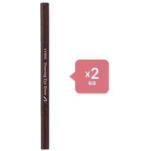 [Promotie] Etude - Drawing Eye Brow New - No.01 Dark Brown (2ea) Set