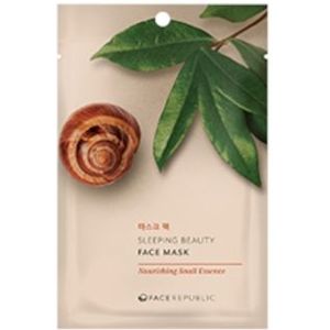 [Promotie] face republic - Sleeping Beauty Face Mask - 23ml - Nourishing Snail Essence
