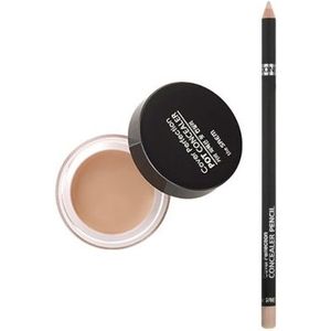 The Saem - Cover Perfection Pot Concealer - #2 Rich Beige (1ea) + Concealer Pencil - 1.4g - 1.5 Natural Beige (1ea) Set