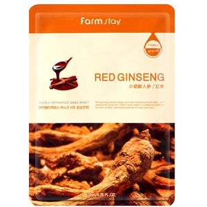 Farm Stay - Visible Difference Mask Sheet - Red Ginseng - 1 stuk