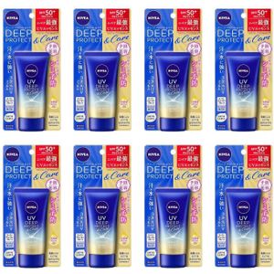 NIVEA Japan - UV Deep Protect & Care Essence SPF50+ PA++++ - 50g (8ea) Set