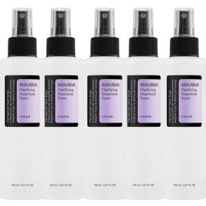 COSRX AHA/BHA Clarifying Treatment Toner 150ml (5ea) Set