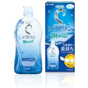 Rohto Mentholatum  - C Cube SOFTONE Moist A For Soft Contact Lenses - 500ml