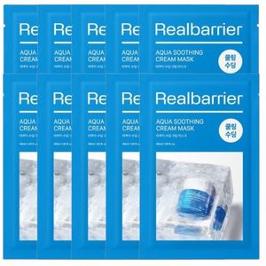 [Promotie] Real Barrier - Aqua Soothing Ampoule Mask (new) - 10stukken
