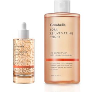 Genabelle - PDRN VITA Toning Ampoule JUMBO - 70ml & PDRN Rejuvenating Toner - 300ml Set