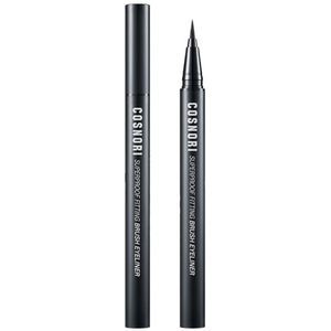 COSNORI - Superproof Fitting Brush Eyeliner - 0.6g - #1 Black