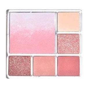 Gogo Tales - Soft Mist Blusher 6-Color Eyeshadow Palette - 14g - G02 Sweet Rendezvous