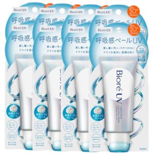Kao - Biore UV Aqua Rich Airy Hold Cream SPF50+ PA++++ - 70g (8ea) Set