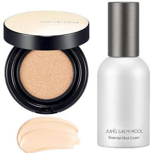 JUNGSAEMMOOL - Essential Skin Nuder Cushion SPF50+ PA+++ - 14g - 19 Light (1ea) + Essential Mool Cream - 30ml (1ea) Set